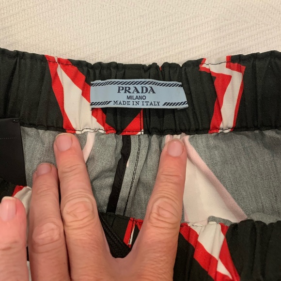 Prada Lightning Bolt Shorts - Picture 4 of 7